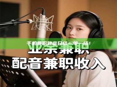 柳林手机兼职致富日结一单一结！