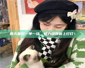 柳林聊天兼职一单一结，收入稳得板上钉钉！ 第1张