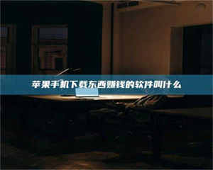 柳林苹果手机下载东西赚钱的软件叫什么 第1张