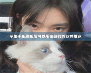 柳林苹果手机刷机后可以用来赚钱的软件推荐 第1张